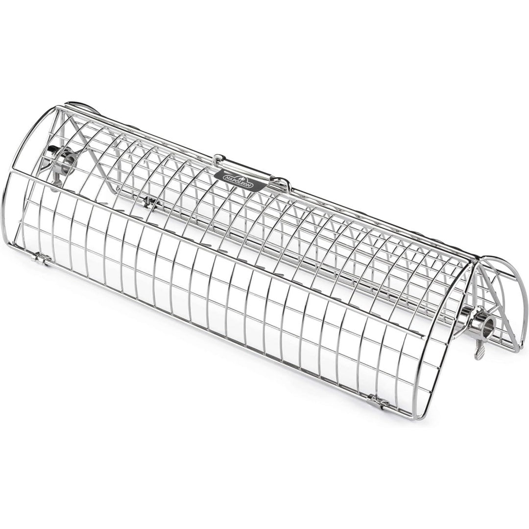 rotisserie grillkorb flach