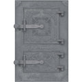 qls ofentuer backofentuer pizzaofentuer aus gusseisen holzofentuer tuer 445 x 29 cm