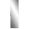 forte calma schuhschrank mit 1 spiegeltuer holzwerkstoff weiss 180 x 50 x 20 cm